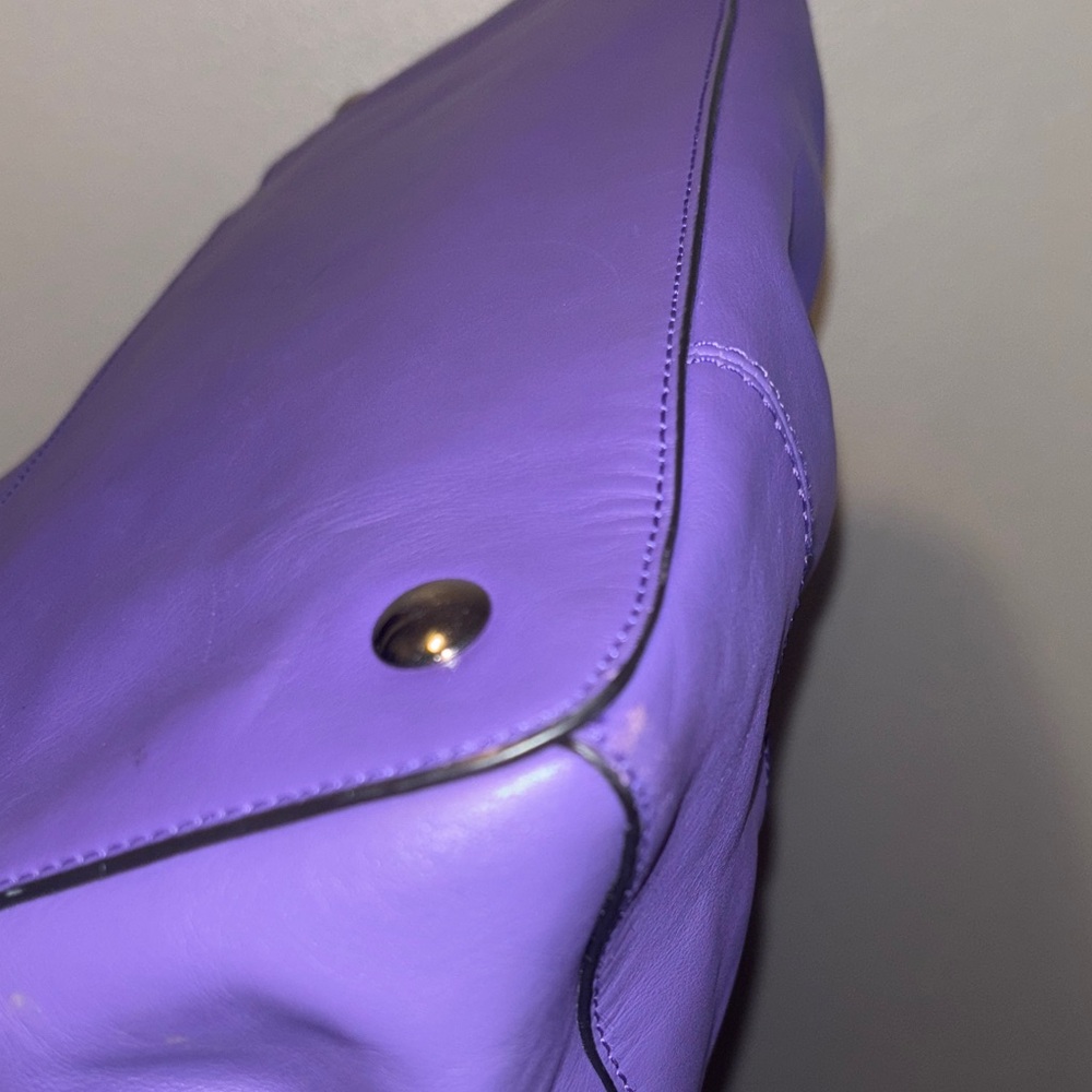 Coach Vibrant Purple Satchel Bag - Picture 14 of 16